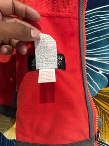 Kolon Sport Og Red &amp; Gray Zip-Up Jacket