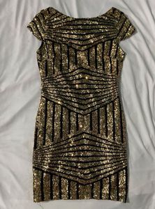 Gold Sequence Short Dress(BRAND NEW)