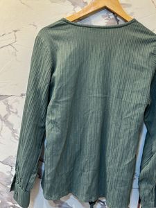 Stylish V-Neck Wrap Blouse, Bust- 36