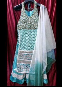 Embellished Teal gown
