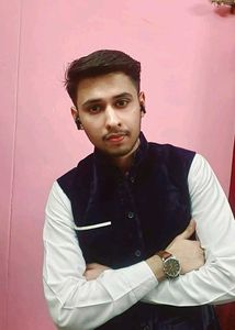 Stylish Blue Velvet Waistcoat