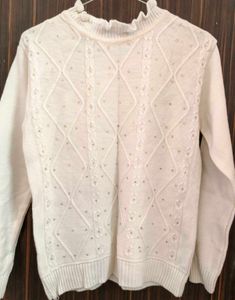 Comfy Wide-Leg Track Pants and white woolen top