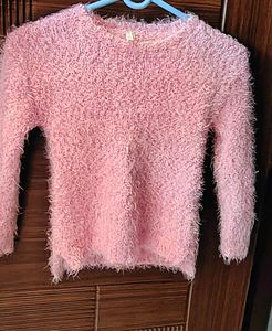 Cute 'n' Fluffy Pink Sweater