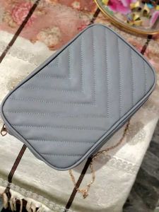 grey sling Bag