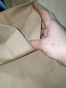 Classic Beige Chinos 32 s with full lenth margin