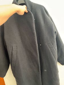 Zara Basic Black Overcoat