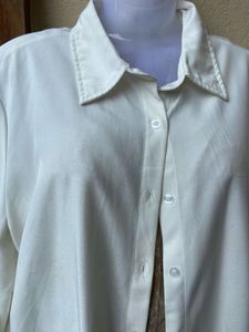 Classic White Button-Down Shirt