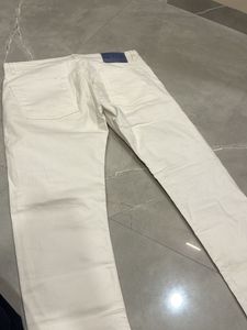 Diesel Men's White Chinos