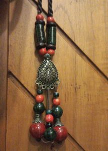 Unique Beaded Pendant Necklace