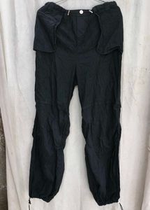 Black Cargo Style Pants