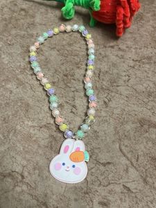 Cute Bunny Beaded Necklace