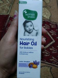 Nourishing Hair Oil For Babies