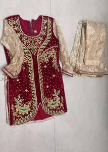 Heavy Work Velvet Dress