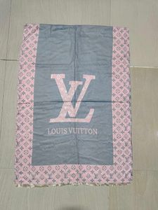 Louis Vuitton iconic Pink &amp; Grey  Scarf