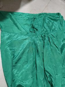 Green Silk salwar XXL size