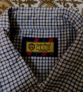 UnderWood Club Checkered Button-Up Shirt | White &