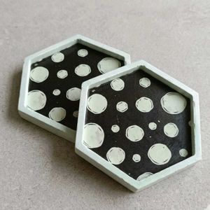Unique Hexagon Coasters (Set of 2)