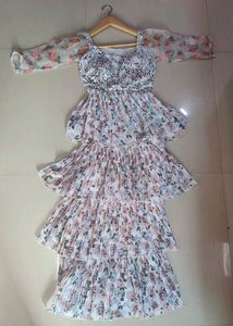 Tiered Floral Maxi Dress