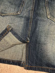Vintage Y2K aesthetic Denim Mini Skirt