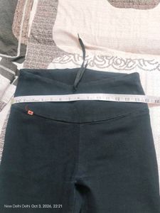 Black Comfortable jeans and baby girl dress