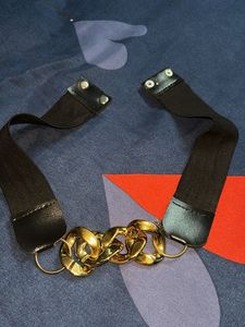 Chic Gold Chain Elastic Belt