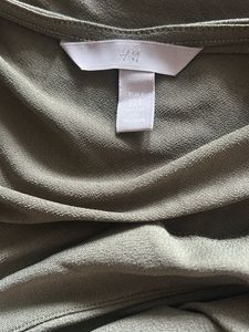 Olive Green Wrap Dress