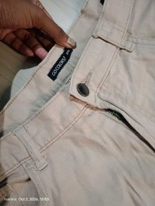 Khaki Baggy Fit Pants