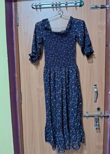 FLARED DRESS FLOWER PRINTED