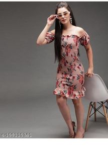 Floral Off-Shoulder Mini Dress