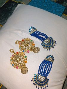 Earings...New. .only Once Wearing ..No Bargaining
