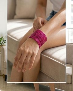 Vibrant Magenta Bangles