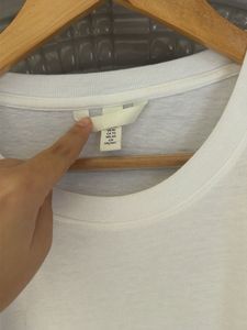 Classic White Crew Neck T-Shirt