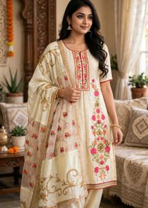 Elegant Embroidered Kurta Set