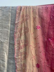 Embroidered Ombre Dupatta
