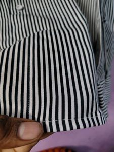 Old money black striped shirt 🦓