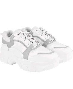 Shoetopia White Chunky Sneakers