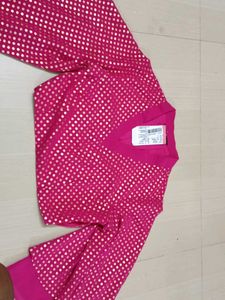 Pink Polka Dot Blouse