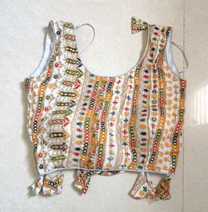 Boho Print Sleeveless Blouse