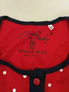 Red Polka Dot Romper