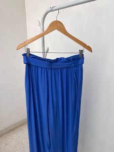 Vibrant Blue Palazzo Pants