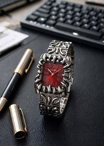 Silver Tone Watch with Intricate Design