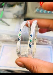 Ladies Bangles Pure Silver