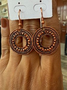 Boho Tribal Hoop Earrings