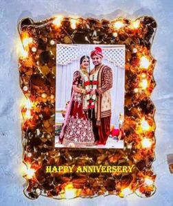 Anniversary Photo Frame with Lights