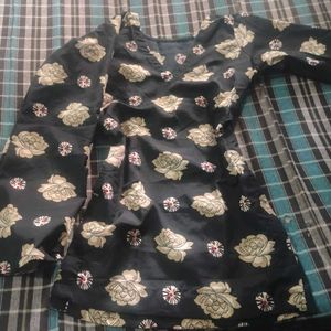 Floral Print Kurta