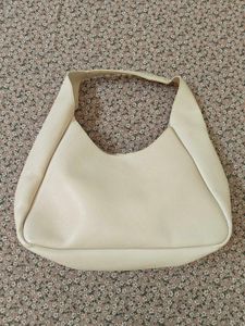 Mango Faux Leather Hobo Bag 🤍