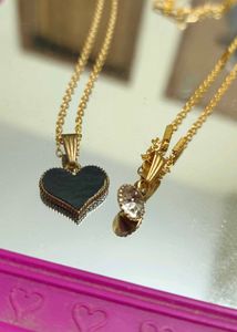 Heart Pendant Necklace Set