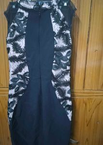 Elegant Black Lace Sheath Dress
