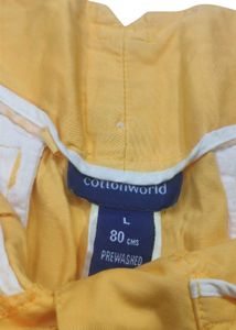 Cottonworld Sunny Yellow Cargo Shorts