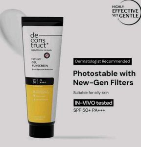 Deconstruct Lightweight Gel Sunscreen SPF 50